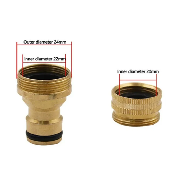 Univerzális Konyhai Tömlő Adapter Fém Csaptelepcsatlakozó Keverő Csőcsövek Illesztő Kerti Öntözős Szerszámok - Image 4