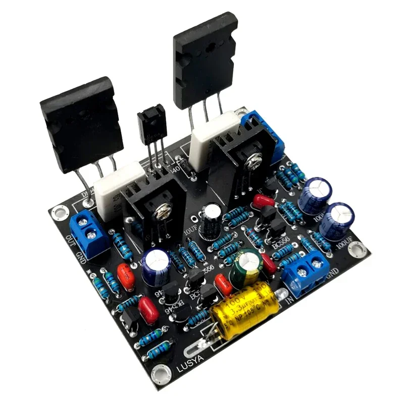 오리지널 도시바 모노 100W 도시바 튜브, 2SC5200 + 2SA1943 DC 20-50V 하이파이 전력 증폭기 보드