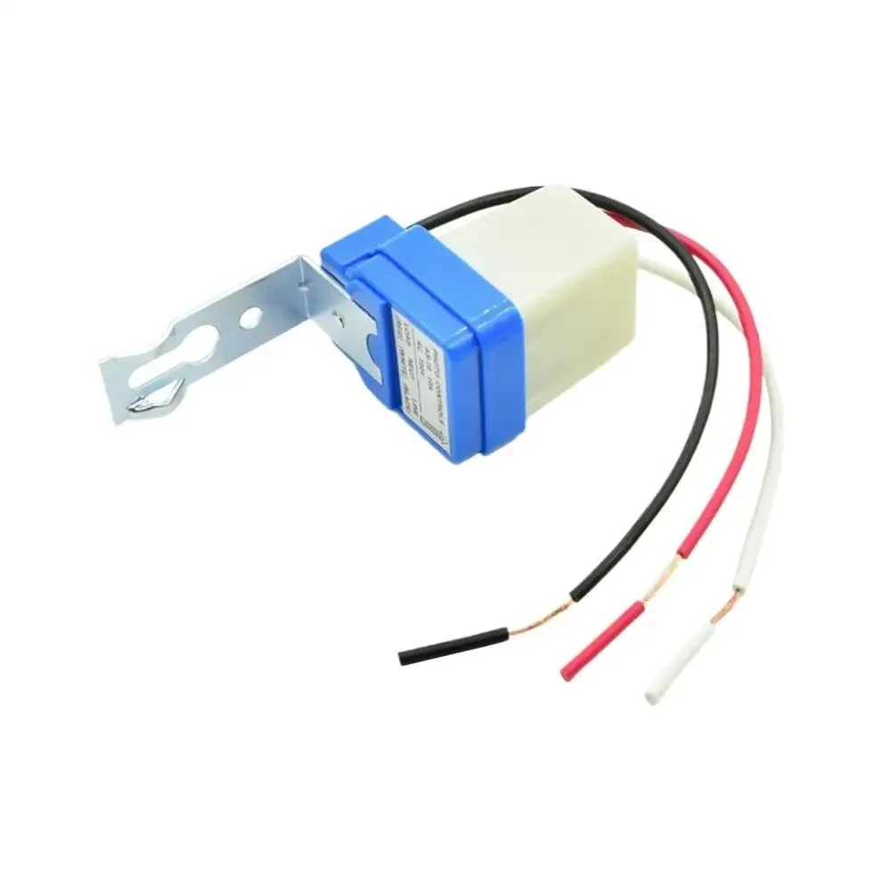 자동 켜짐 꺼짐 광전지 가로등 스위치 AC 220V 50-60Hz 광전 센서 제어 조절 가능 10A