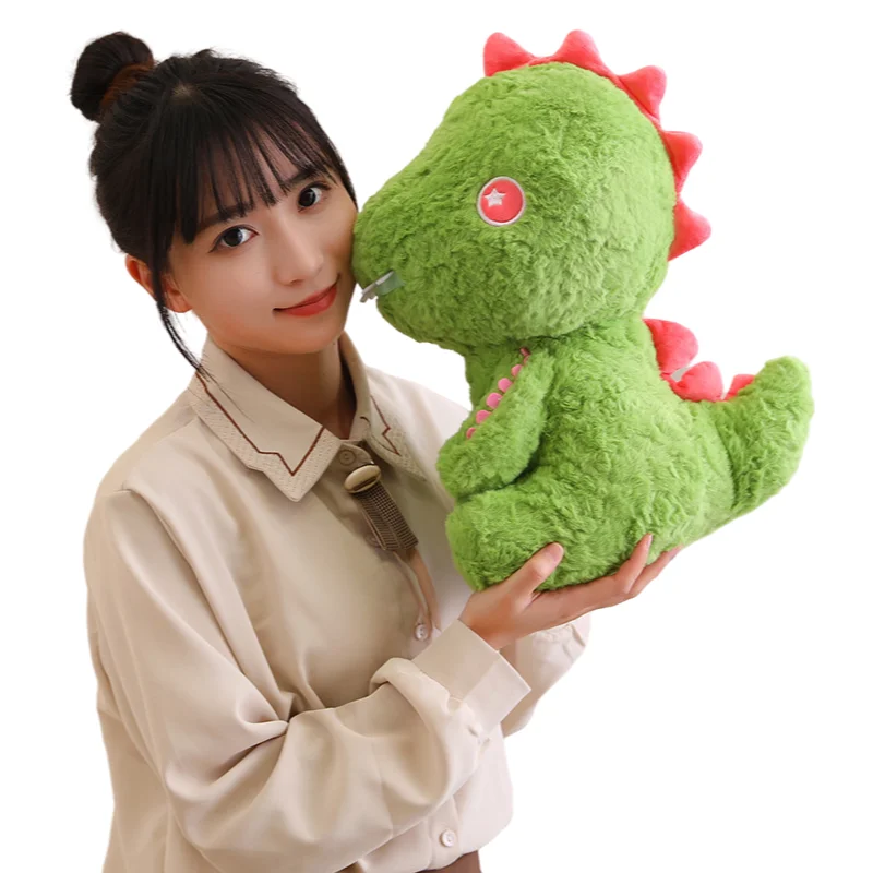 38/50CM New Interesting Creative Green Ugly Dragon Soft Plush Toys Smoothing Dolls Sofa Decoration Girls Kids Birthday Presents