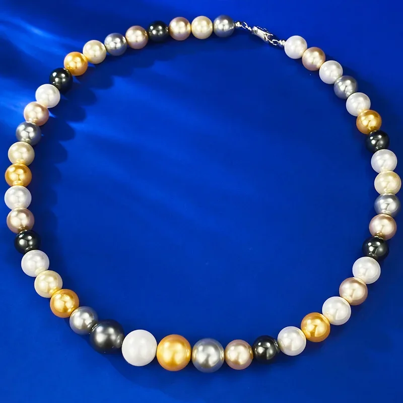 

Ожерелье-чокер женское из серебра 100% пробы с пресноводным жемчугом