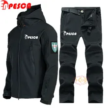 Enpesca – combinaison de pêche d'hiver décontractée, imperméable, vêtements de course, randonnée, Camping, veste coupe vent