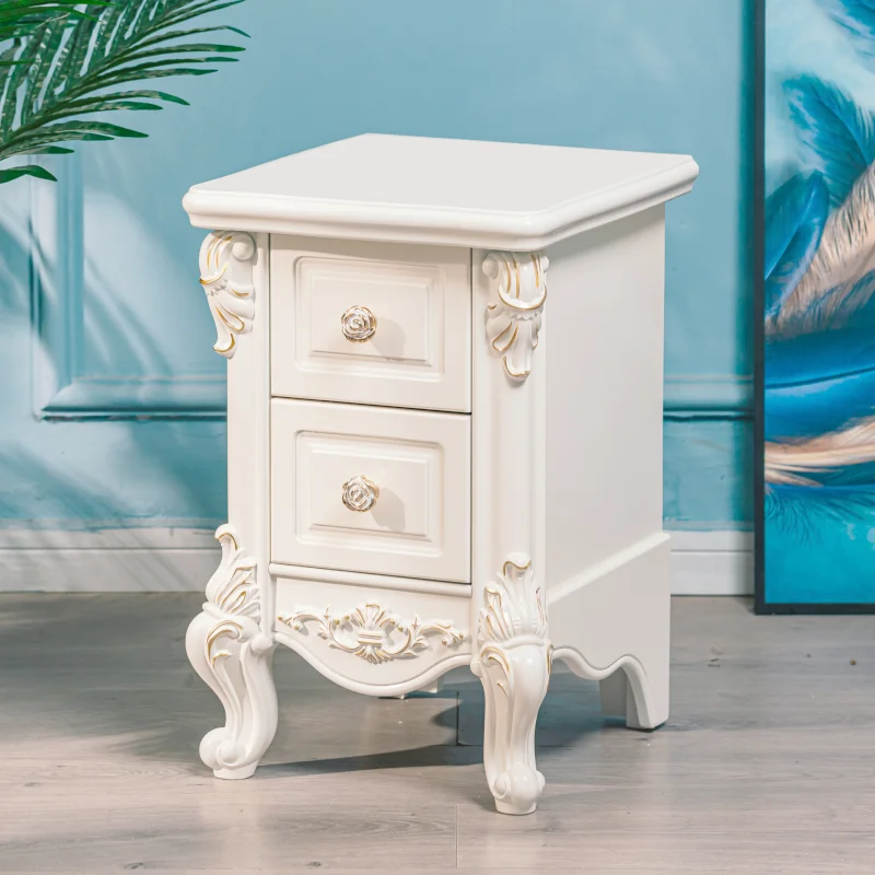 Vintage Nordic Night Table Bedroom Modern White Storage Night Table Luxury Trendy Comodini Camera Da Letto Bedroom Furniture