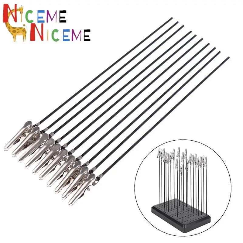 

10Pcs Metal Painting Stand Alligator Clip Stick Modeling Tool for Airbrush Model Part 18.5cm Cheap Wholesale Dropshipping