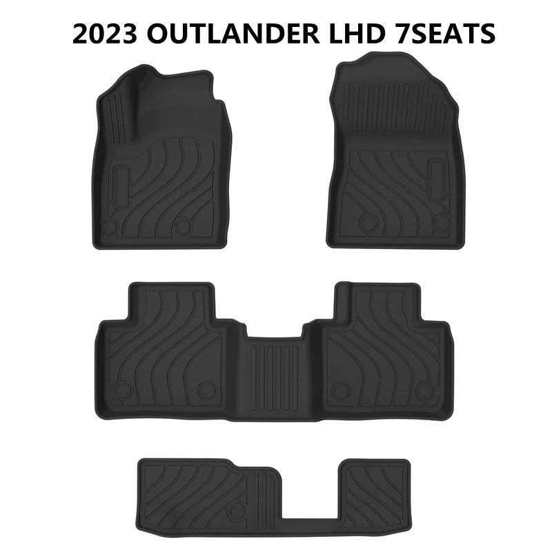 

Fit for 2023 new Mitsubishi Outlander floor mat trunk mat All-Weather car Floor Mat Fit For Outlander waterproof car floor mat