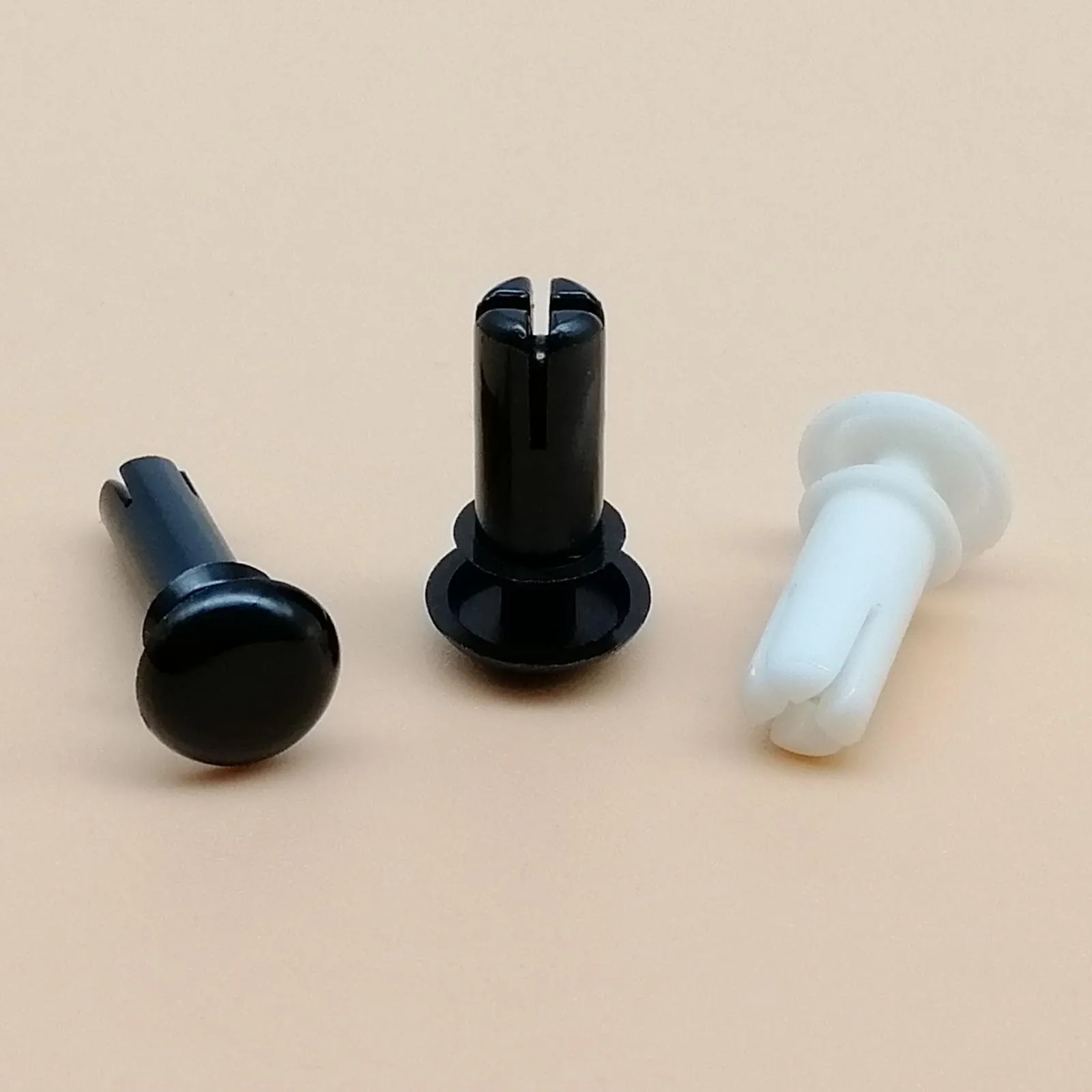 Ruilogod Sourcingmap Lot De 24 Rivets En Plastique Noir