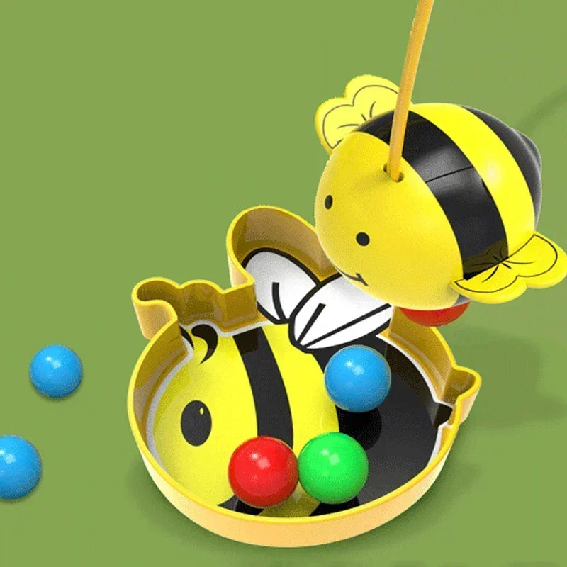 Little Bumblebee Multifunctional Board Game Puzzle Fishing Toys Interactive Educational Toys For Kids Christmas Gift Family Game 6