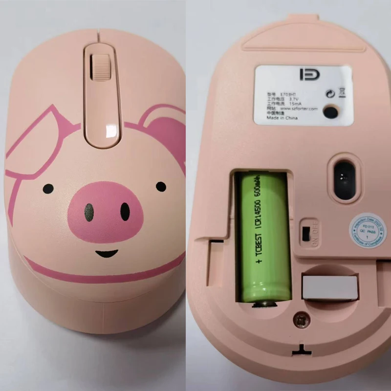 Mouse sem fio bluetooth para computador, ergonômico,