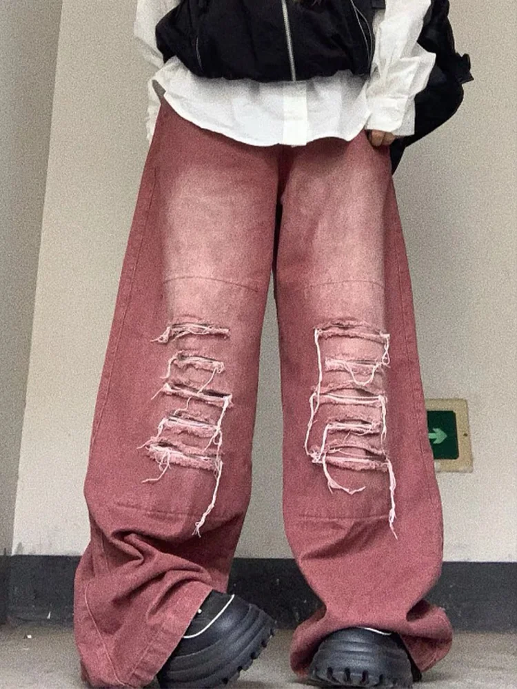 パンツ 90s RED ERASER PINK BAGGY JEANS 90s RED ERASER PINK BAGGY JEANS