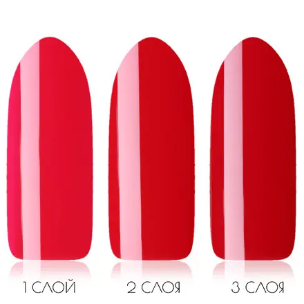 NeoNail, gel-lacquer No. 3762-7, raspberry red All for nails D?cor Products manicure gel polish