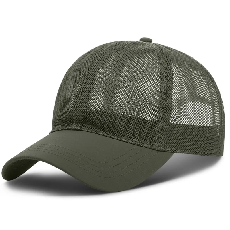 Adjustable cap mesh airsoft fishing hunting hiking basketball snapback hat