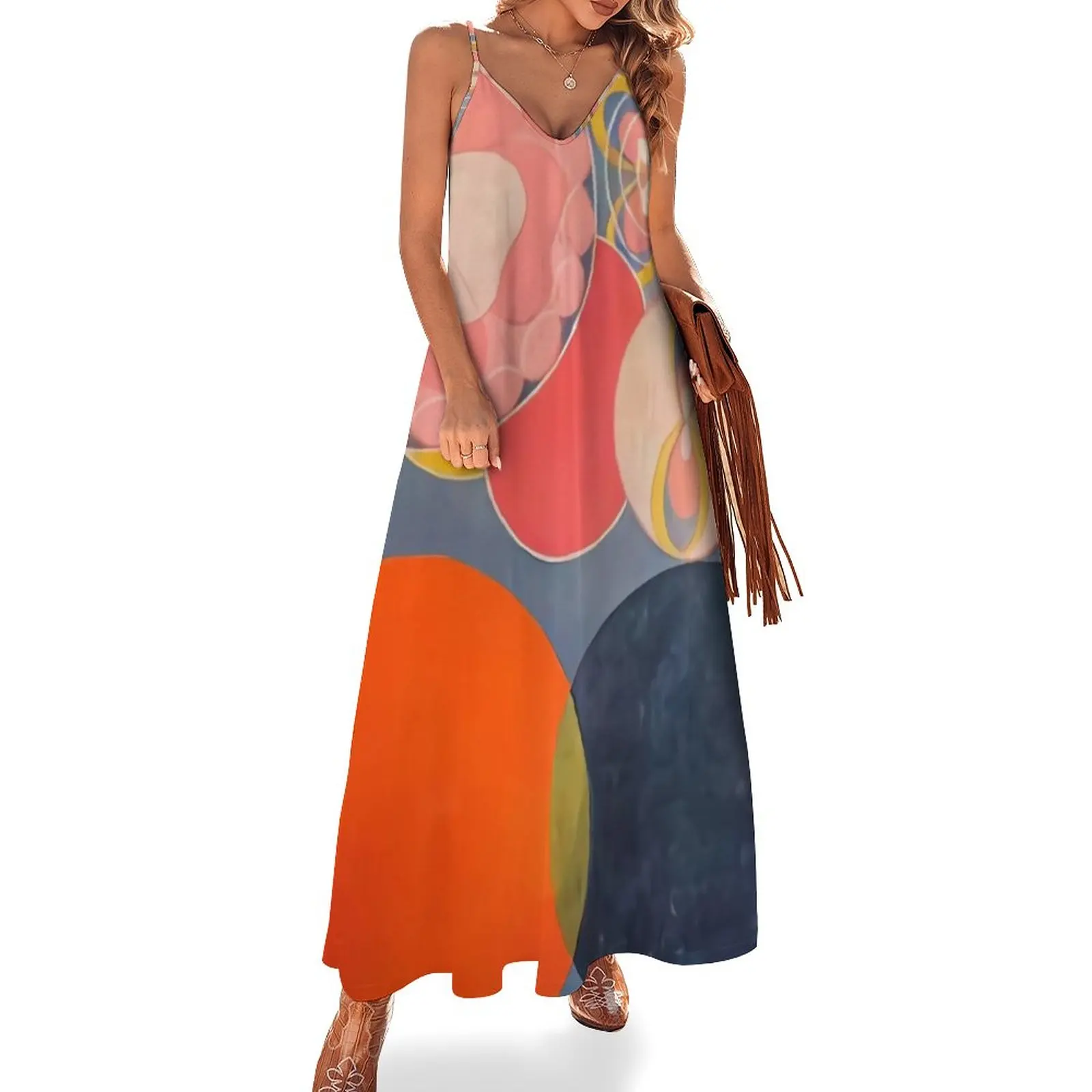 

Hilma af Klint Sleeveless Dress summer dress woman 2023 trendy long sleeve dress Women's summer dresses beach dresses
