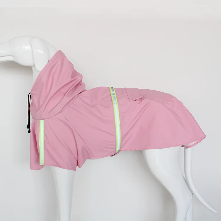 thumbnail image 1 of Chubasqueros reflectantes para perros pequeños y grandes, chaqueta impermeable, ropa transpirable de moda para exteriores, tallas S a 5XL, 1 of 5