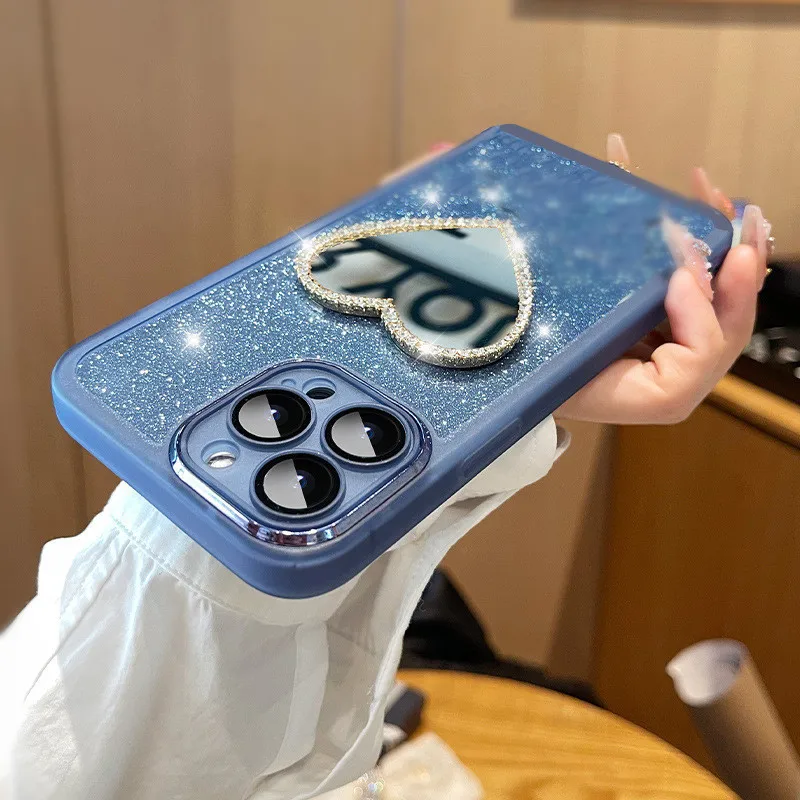 Bling Glitter Mirror Soft Phone Case For Samsung Galaxy A53 A33 A73 A22 A23 A13 A11 A31 A2 1S A20 A30 A32 A12Clear Jelly_voghion.com