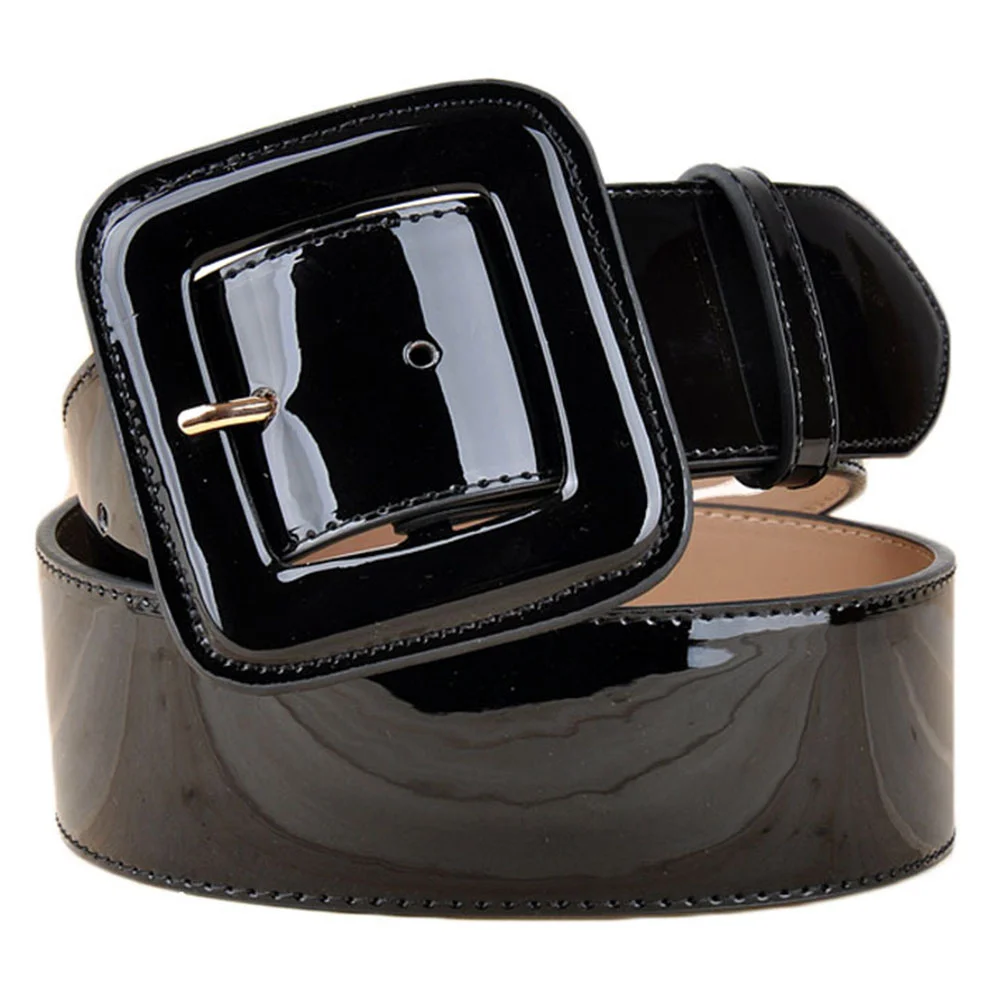 

Dress Belt Women's Womens Belts Jeans Black Ladies Waist Durable Wide