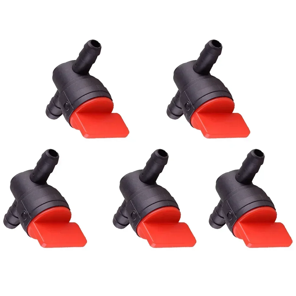 Motorcycle Carburetor Pipe Universal 5pcs Car Carburettor Valve Switch Petrol Fuel Hose Pipe On-Off Faucet Tap Switch Connector For Moto Scooter Valve