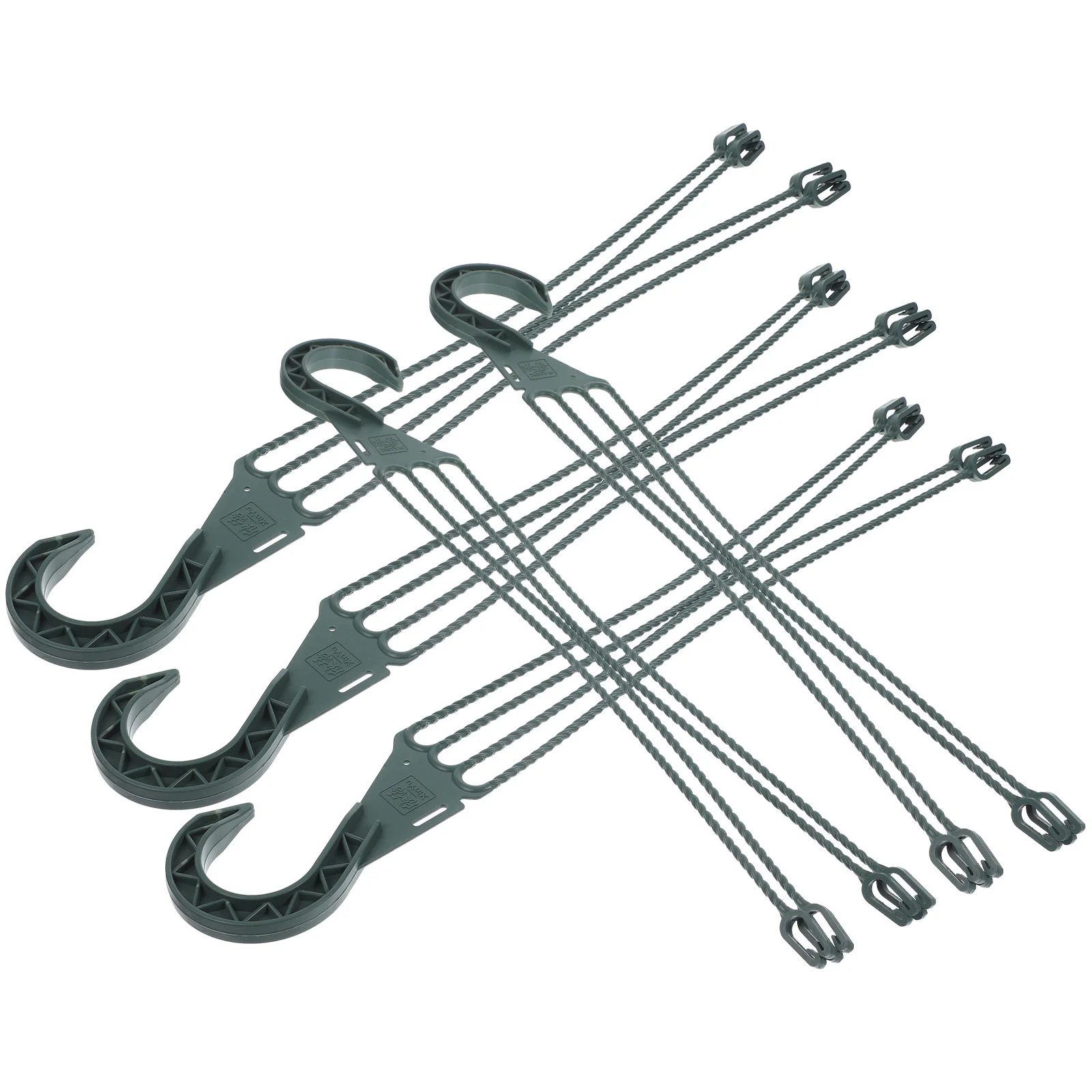 

5 Pcs Flower Basket Hanging Basin Hook Indoor Flower Pot 360 Rotatable Hooks For Flowerpot Plastic Sturdy