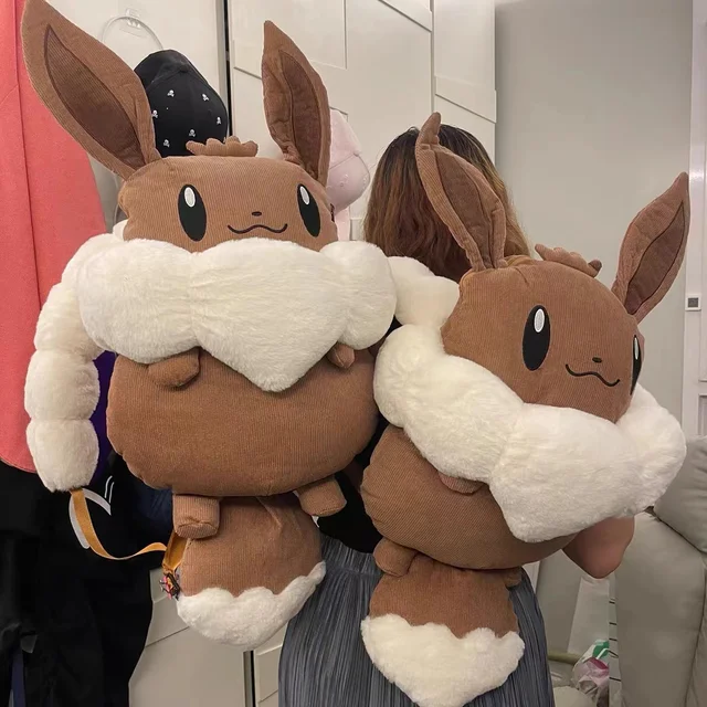 Pokemon Eevee Bag Penny Backpack Anime Cosplays Plush Toy Cute Large  Capacity Stuffed Plushie Doll Pillow Children Gift In Stock - AliExpress