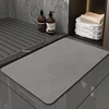 Diatomite Bath Mat Non-slip Bathroom Rug Super Absorbent Bathroom Carpet Bathtub Drying Floor Mats Shower Room Entrance Doormat 1
