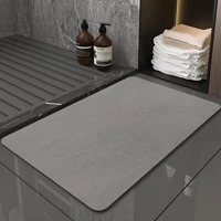 Diatomite Bath Mat Non-slip Bathroom Rug Super Absorbent Bathroom Carpet Bathtub Drying Floor Mats Shower Room Entrance Doormat 1