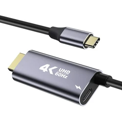 Premium 4K USB - C to HDMI Cable with 100W Power Delivery Support (4K60Hz)