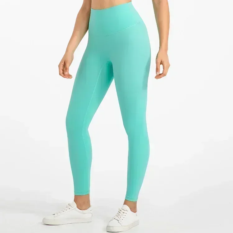 Lemon Align Ultra Soft  Women High Waist Yoga Pants No Front Seam Line Sport Stretch Gym Workout Leggings Athletic Trousers