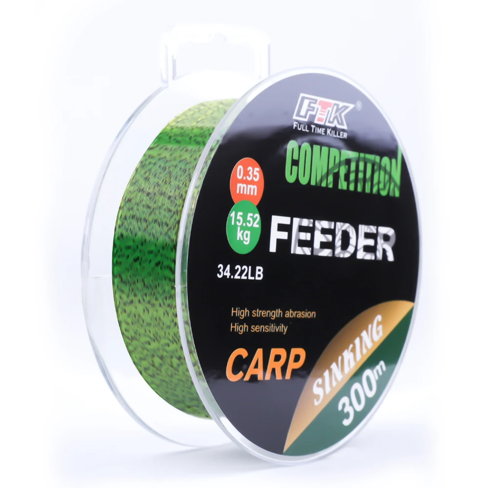 FTK 150M/300M Invisible Fishing Line Speckle Fluorocarbon Coating Line 0.14mm-0.50mm 15.35LB-44.75LB Super Strong Spotted Line 5