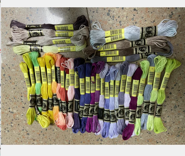 KCS Cross Stitch Floss - 447 Colors, 6 Strands, 8.7 Yards Each (Matches DMC Codes)
