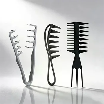 Pettine volumizzante a denti larghi per lo styling dei capelli, strumenti per arricciare, texture soffice, ideale per tutti i tipi di capelli, strumenti per acconciature