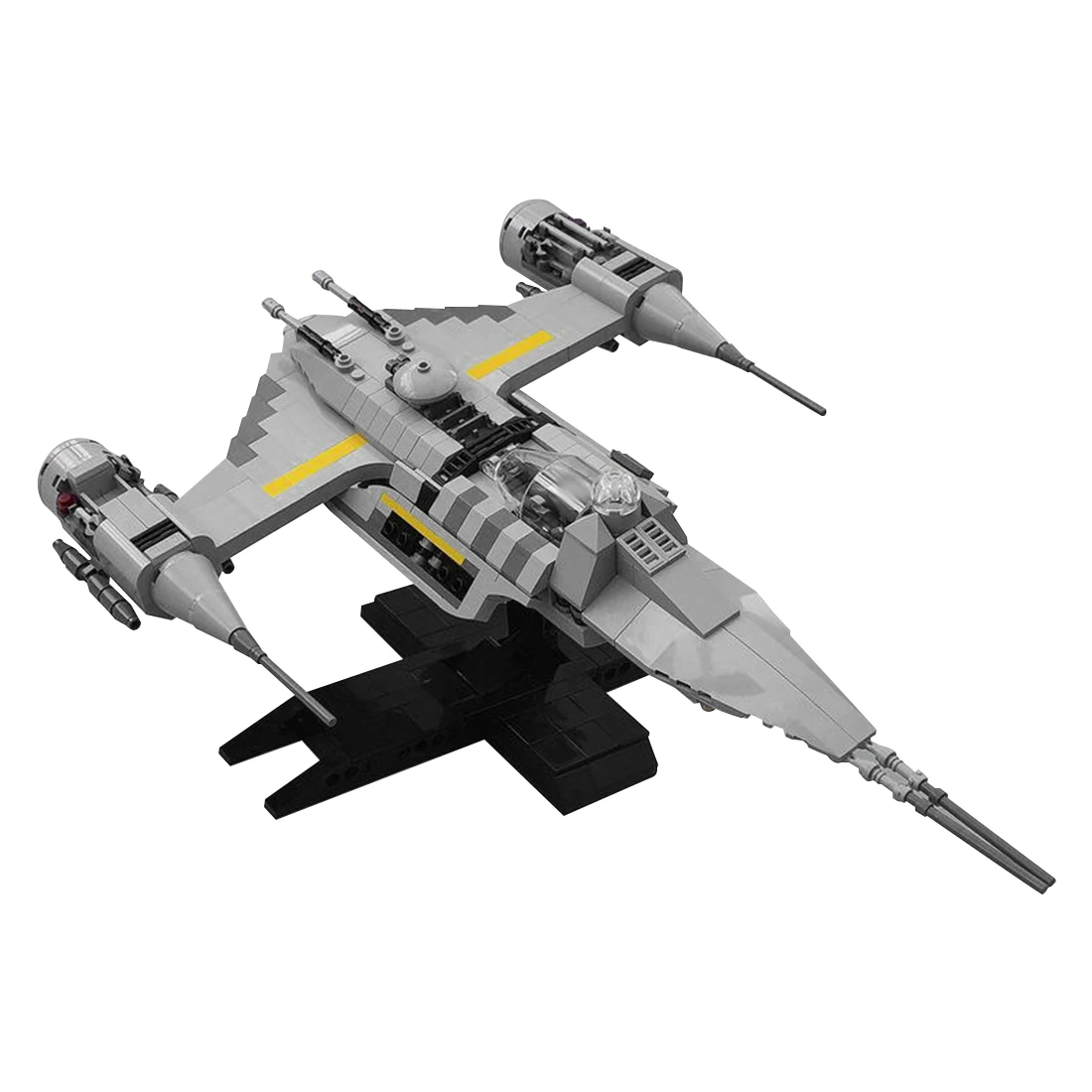 

Authorized MOC-100717 646PCS Mandalorian N-1 Starfighter Sci-fi Style Assembly Building Blocks MOC Toys Set - by Rubblemaker
