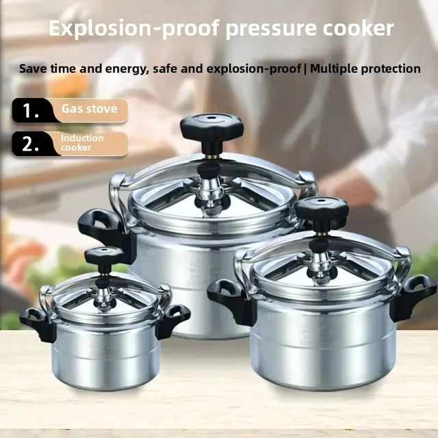 Multi-Functional Pressure Cooker Soup Rice Cooking Slow Cooker Outdoor Camping Backpacking Pot for Electric Ceramic Stove 6