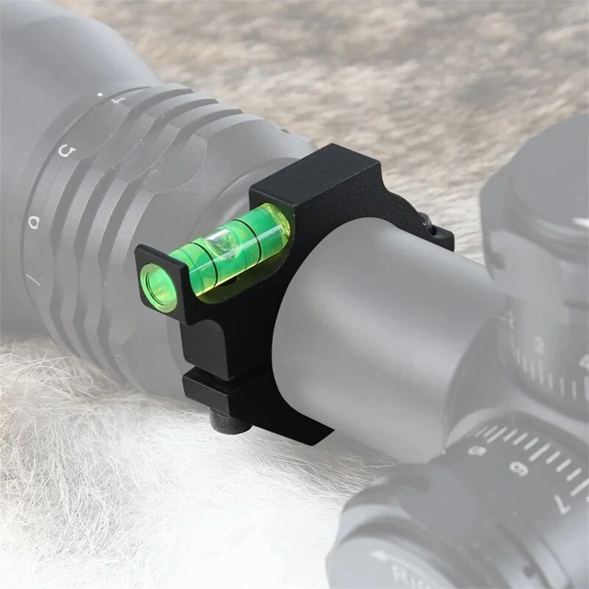 Tactical Riflescope Universal Spirit Bubble Level Balance 25.4/30mm Ring 20mm Picatinny Rail Hunting Rifle Scope Adapter Rifle Scope Mount Picatinny Rail Accessories Scope Mount Adapter Rail Adapter Scope Bubble Level