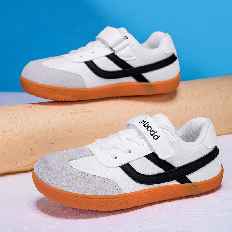 Children's Sports Shoes Boys' Barefoot Shoes Wide-Toed Simple Fashion Casual Shoes Lightweight Hook and Loop girls' Flat Shoes - 3