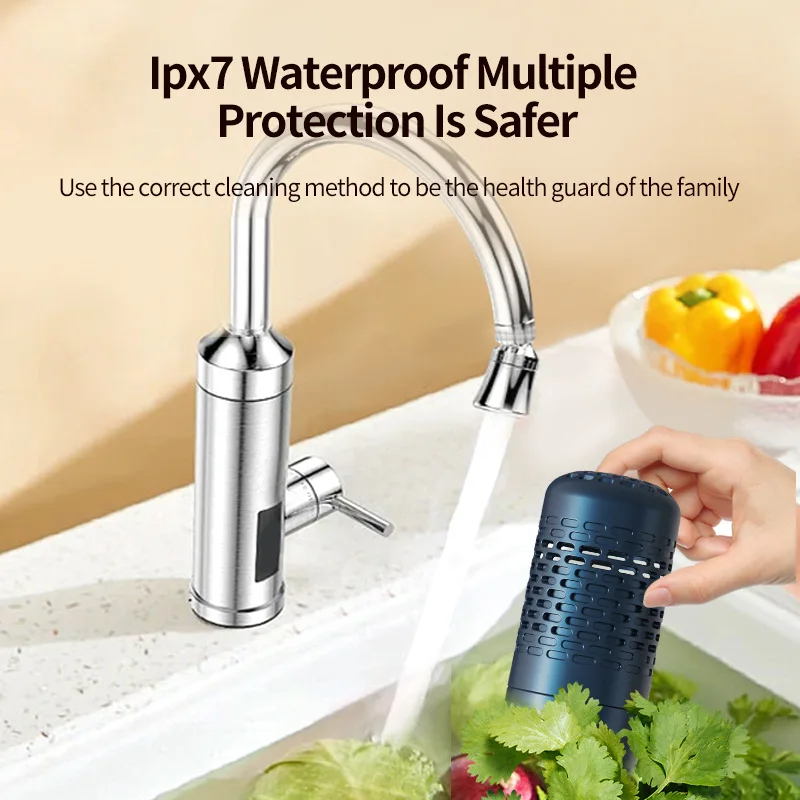 Fruit and Vegetable Washing Machine, Vegetable Washing Machine, Ingredients, Household Wireless Fruit and Vegetable Purifier 3