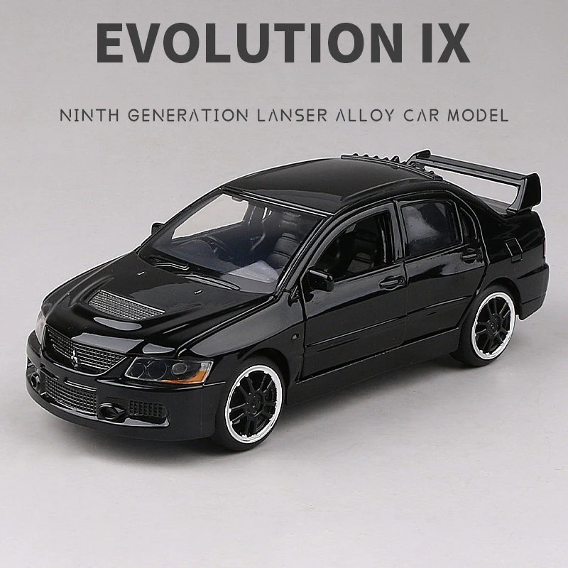 ミニカー 1/18 Mitsubishi Lancer Evolution X 1:32 Mitsubishis JDM Lancer Evo X Open Door With Sound and