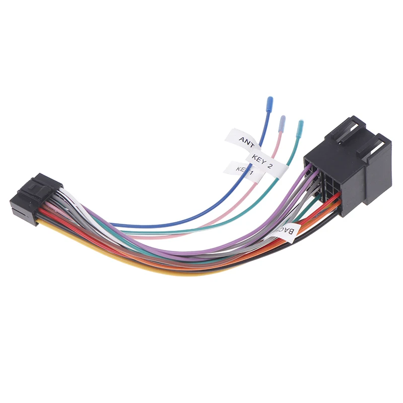 Power Connector Modified Power Cable Speaker Cable For PalmCom Android Host 16P To Volkswagen ISO Tail Audio/Video