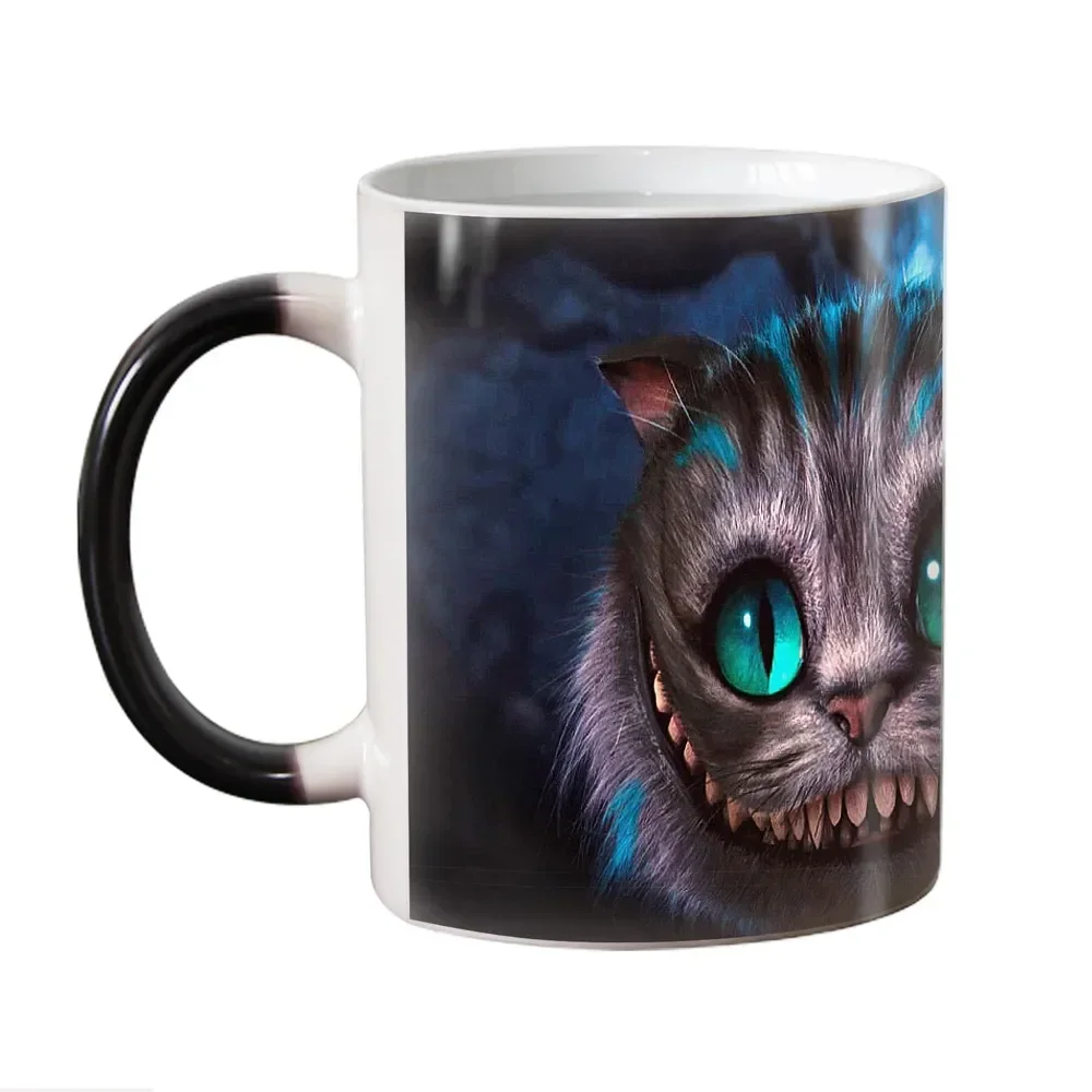 

Lovely Cat Animals Heat Reveal Mug, Ceramic Change Color Coffee Mug, Magic Tea Beer Cup, Mugs Surprised Gift, Free Shipping