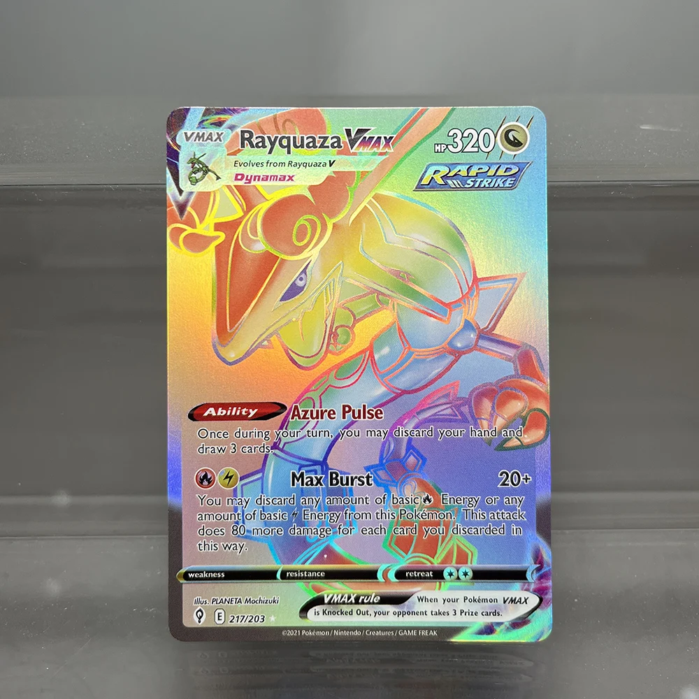 PKM Holografische Karten Umbreon Charizard Palkia Karten Sammlung PTCG Proxy Karten Brillante Sterne Spielzeug Geschenke – Detail 14