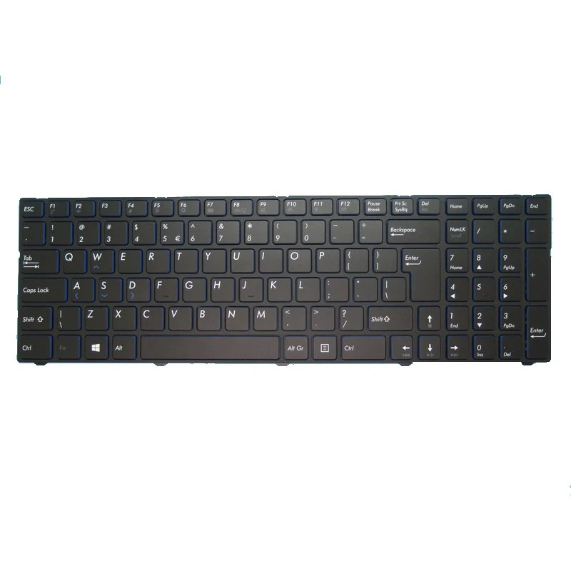 

Клавиатура для ноутбука Medion AKOYA E7416 MD99312 MD99371 MD99460 MD99554 MD99585 MD99640 MD99585, черная с рамкой, США, США