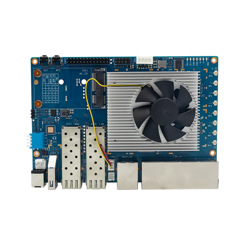 Banana pi Bpi-r3 Fan Dissipador de Calor Bpi-r3 Acessórios - Imagem 5