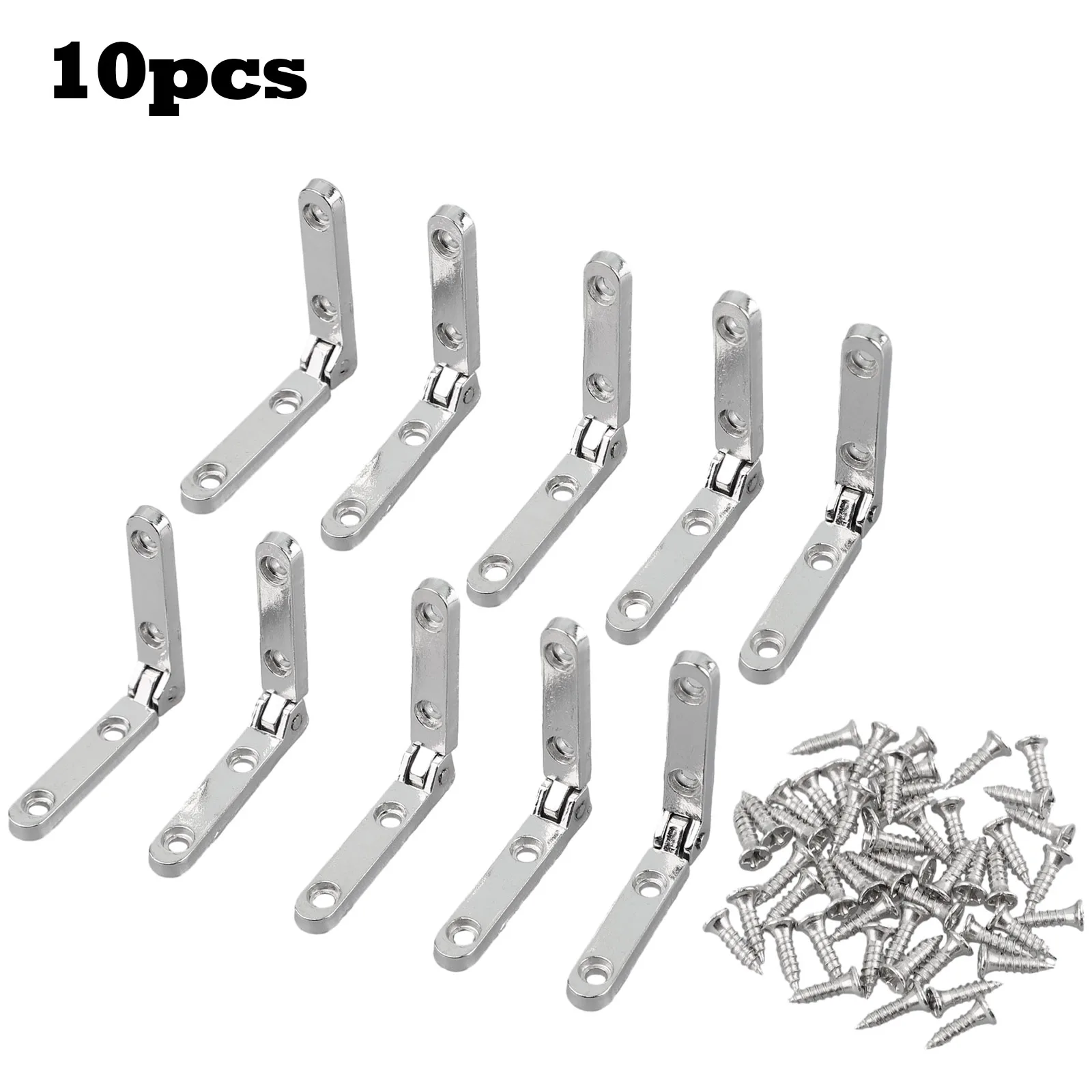 Description Picture 6 of item10pcs Zinc Alloy 90 Degree Hinges Seven-Letter Spring Hinge For Wood Box Cabinet Cosmetic Box Hardware Accessories Iron Hinge