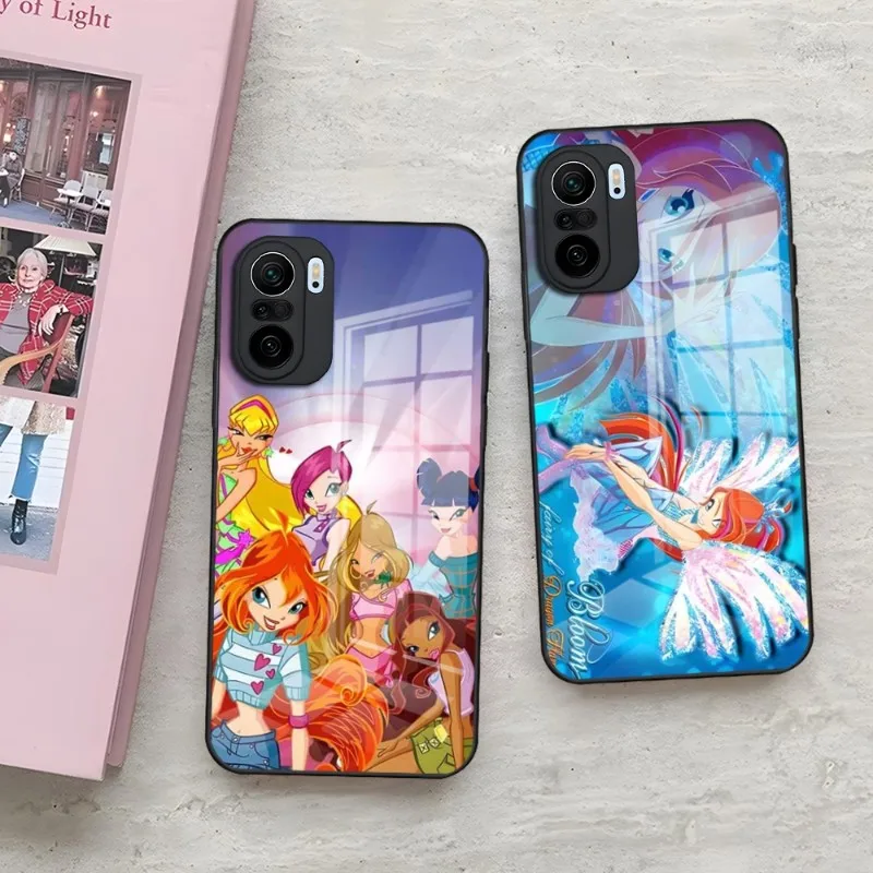 Custodia Per Telefono Da Donna Winx Catoon Clubs Per Xiaomi Redmi Note 13 10 10T 11I 11T 11 9 8 11S Poco M4 F3 X3 Pro Cover In Vetro