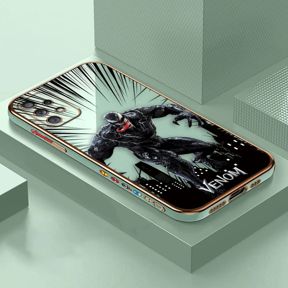 thumbnail image 1 of Smooth E-TPU Phone Case For Samsung Galaxy A73 A72 A71 A54 A53 A52 A51 A33 A32 A23 A22 A13 A12 A14 5G Case Black Marvel Venom, 1 of 5