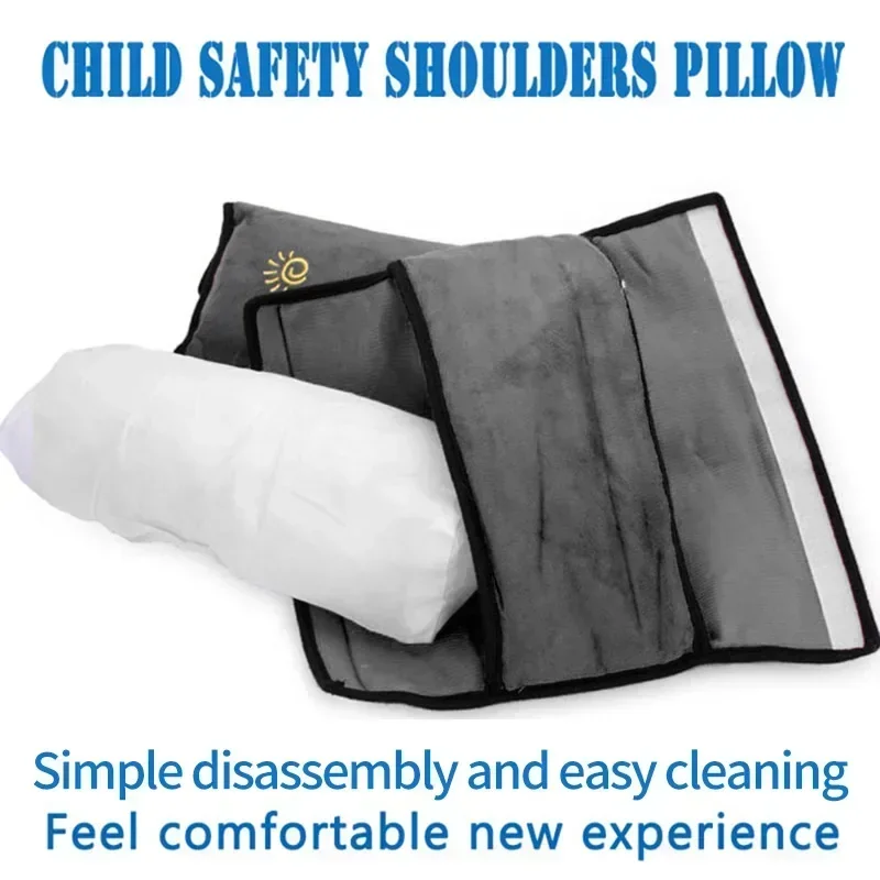 Car Children's Shoulder Protective Cover seat belt covers seat belt protector safety belt shoulder guard car seat belt accessory Car Cartoon Plush Safety Belt Cover Pillow Baby Baby Cute Pillow