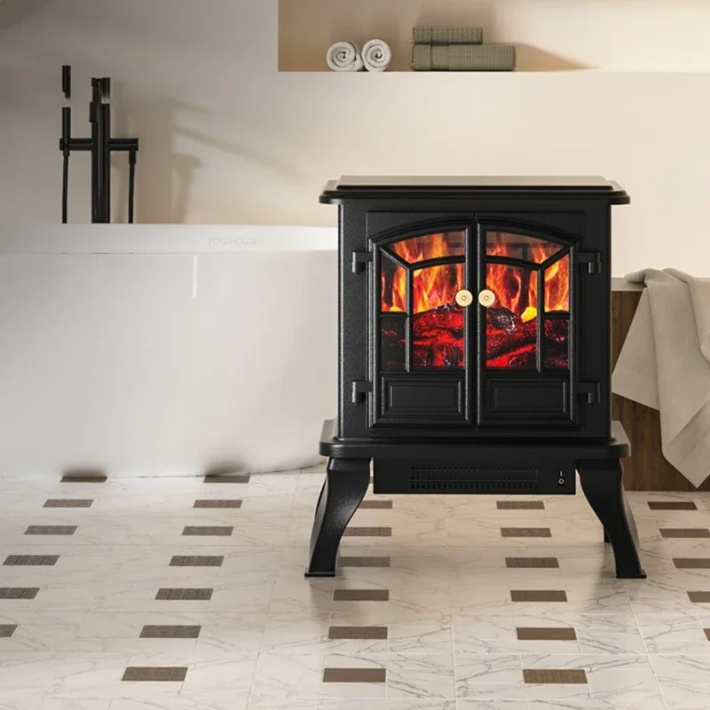 ヨーロッパスタイル暖炉ヒーター家庭用模造火家庭用暖炉クリエイティブ