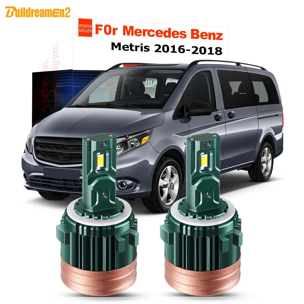 

2 Pieces 120W 24000LM High Bright Canbus LED Headlight For Mercedes Benz Metris 2016 2017 2018 Car Front Head Light Lamp