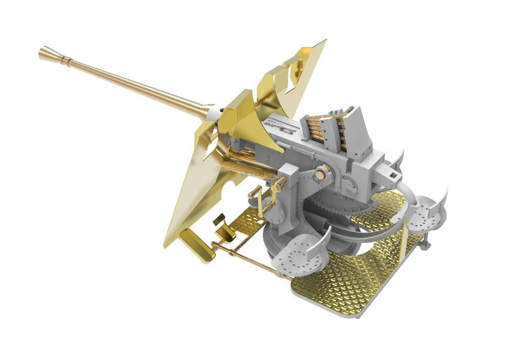 

1/16 40 мм Bofors Flak 28 анти-самолет пистолет металлическая модель комплект модель игрушка Сборная модель хобби бочонок