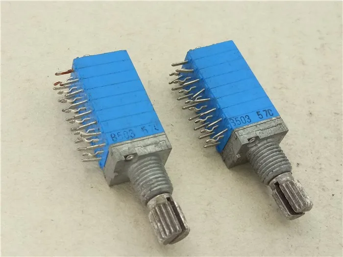 

Japanese TOCOS 90118 potentiometer B50k belt step 40 points