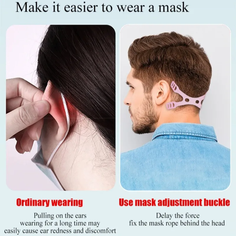 Mouthpiece Adjustment Buckle Mouthpiece Hook Ear Protector Elastic Adjustment Strap Retractable Strap Extension Hooks