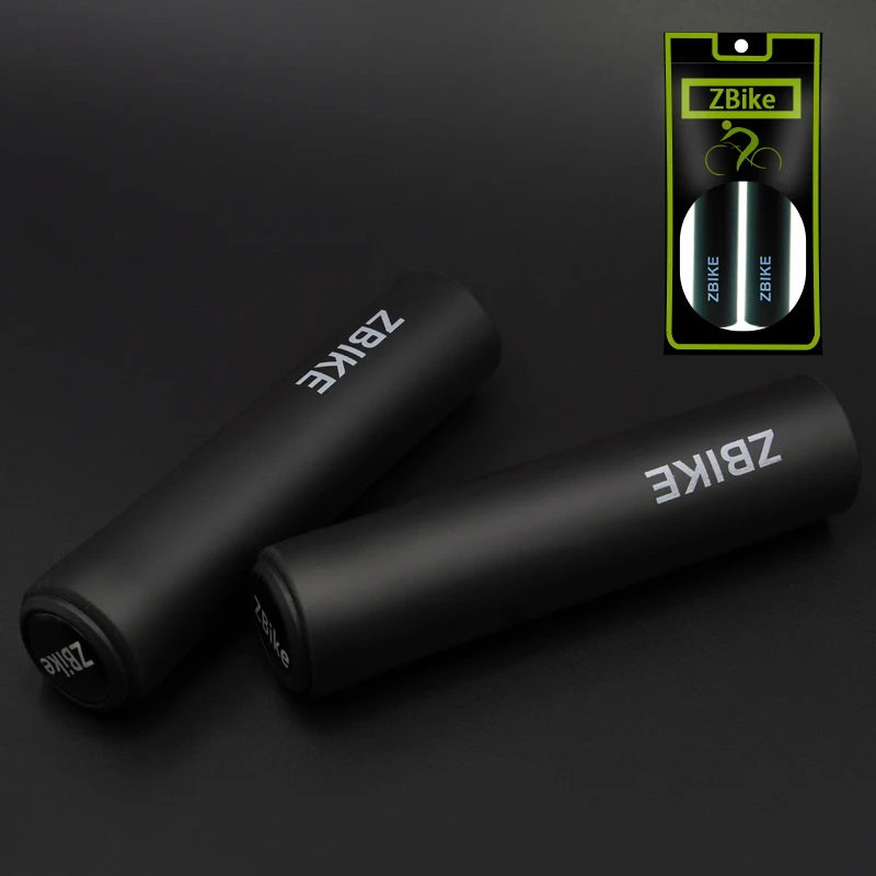 Silicone Cycling Bicycle Grips Outdoor MTB Mountain Bike Handlebar Grips Cover Anti-slip Strong Support Bike Part 1Pair